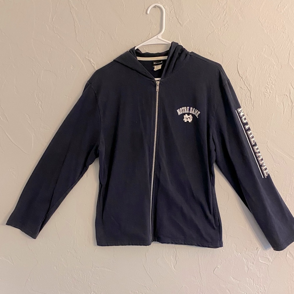 Navy blue NOTRE DAME jacket